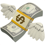 money with wings 1f4b8 2
